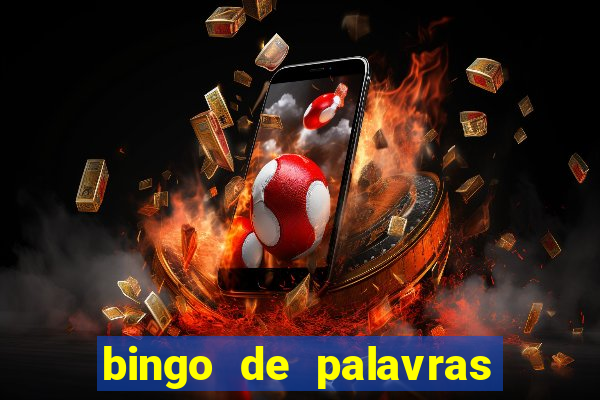 bingo de palavras cha de bebe